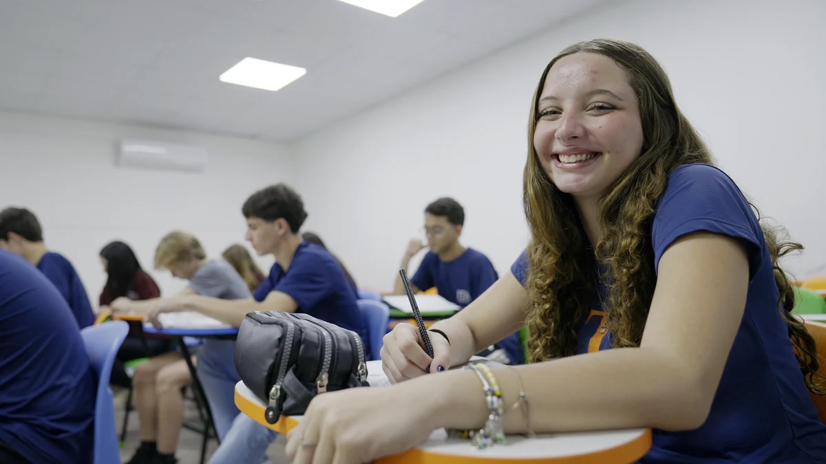 Alunos do Ensino Médio do Colégio Itamarati em sala